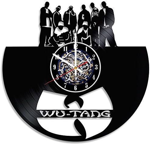 Hip Hop Group Design Wall Clock Made From Used Vinyl Record - Get unique bedroom wall decor - Gift ideas for boys and girls – Unique Music Fan Art