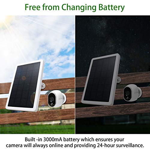 SmartRewin Monocrystalline Arlo HD Solar Panel ONLY Compatible with