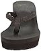 Sanuk Women's Yoga Braided Wedge Flip Flop