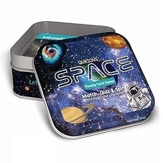 Qurious Space | STEM Flash Card Game | Explore, Match, Quiz & Spin Through The Universe. Perfect for Astronomy Fans and Future Astronauts