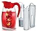 Primula PFRE-3725 Beverage System - Includes Fruit, Tea Infusion Chill Core, 2.9 quart, Red primary