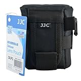 JJC DLP-1 Deluxe Lens Pouch F Sony Canon Nikon 50mm 60mm 18-55mm 40mm 10-100mm Panasonic Olympus 14-42mm 40-150mm