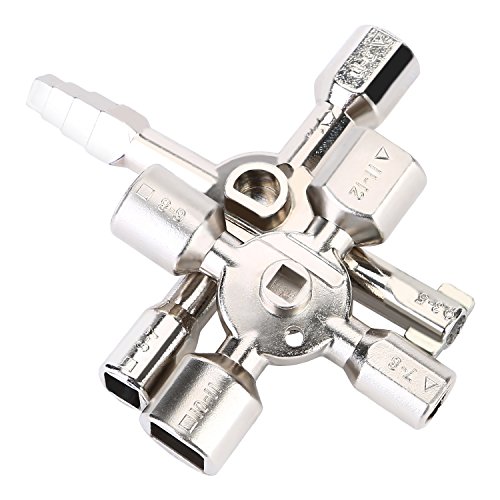 OCGIG Multifunctional Marine Tools Twin Key Universal Control Cabinet Key Torque Wrenches Cross Key With 10 in 1 CNC Key Train Door Key