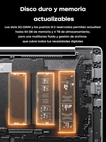 KAIGERR Laptop Gamer Ryzen 7 7730U (8C/16T, hasta 4.5GHz), 16GB RAM 512GB NVMe SSD Laptops, 15.6" FHD, Win 11 Pro, Teclado Físico en Español, Radeon RX Vega 8, Wi-Fi 6
