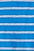 Scout + Ro Little Boys' Stripe Rugby Shirt, Electric Blue/Grey Heather, 7