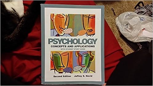 Psychology Concepts And Applications 2nd Edition Jeffrey S Nevid 9780618734788 Amazon Com Books