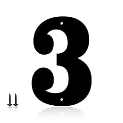 10 Inch Metal House Numbers, House Address Letters