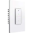 SANA Smart Wi-Fi Wall Light Switch,Physical Button,Compatible with Alexa and Google Home,APP Remote Control,No Hub Required,Requires Neutral Wire,White (1 Pack)