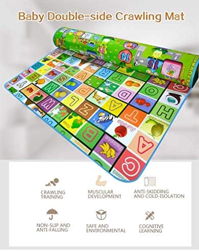 RK enterprise mat for Baby Waterproof Quick Dry and Large in Size Sheet and Play mat for Baby and Kids Large Size Waterproof Bed for Baby for Playing mat for Floor Extra Large Multi Color