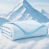 Zonli Premium Cooling Blanket for Dogs-Lightweight Fluffy Pet Throw & Bed Cover,Cooling Mat for Dogs,Cats&Puppies - Breathable,Durable Summer Blanket-Oversized 39"×55" Pet Pad, Machine Washable (Blue)