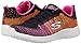 Skechers Sport Women's Burst Ellipse Fashion Sneaker,Black/Pink/Orange,8.5 M US