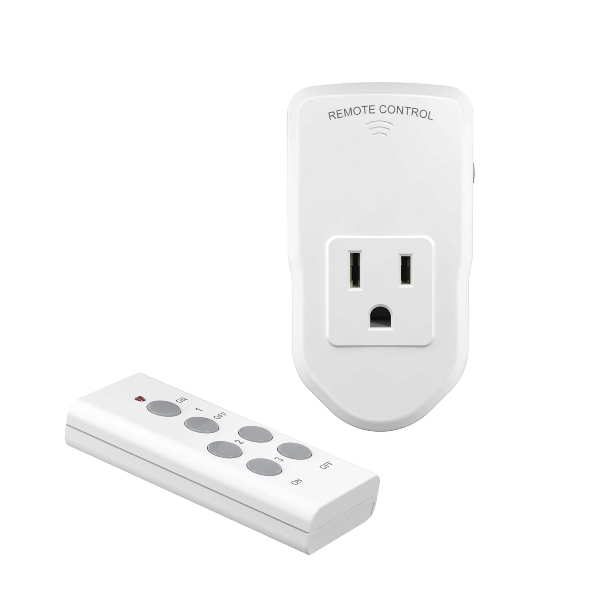 Photo 1 of BN-LINK Wireless Remote Control Electrical Outlet Switch for Lights, Fans, Christmas Lights, Small Appliance, Long Range White 10A/1200W, 1 Remote + 1 Outlet