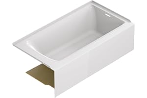 American Standard 2964102.020 Aspirations 60 x 32-Inch Alcove Bathtub, Right-Hand Drain, White