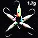 Krazywolf 45 Pieces Glow in Dark Ice Fishing Jig Kit