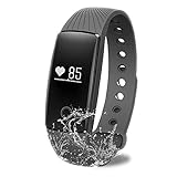 Ativafit Heart Rate Fitness Tracker Sleep Monitor Calorie Counter Activity Tracker Smart Bracelet for iPhone & Android Phone