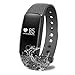 Heart Rate Fitness Tracker Ativafit Sleep Monitor Calorie Counter Activity Tracker Smart Bracelet for iPhone & Android Phone
