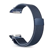 Gear S2 Watch Band [Large], Fintie [Magnet Lock] Milanese Loop Adjustable Stainless Steel Replacement Strap Bands for Samsung Gear S2 SM-R720 / SM-R730 Smart Watch - Navy