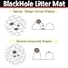 Blackhole Cat Litter Mat - Beige Super Size Rectangular 30