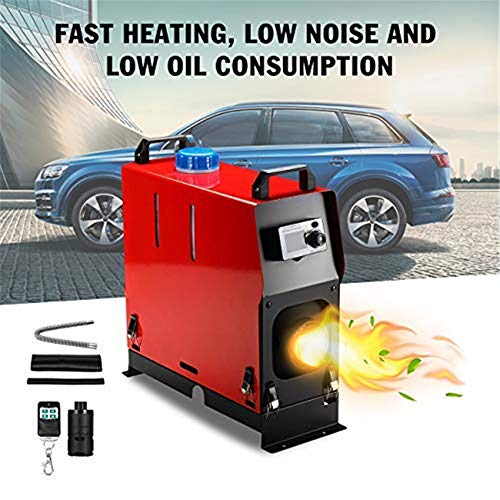 Diesel Air Heater 5KW 12V All in One Fuel Car Parking Heater With Remoter Controller with LCD Knob Switch For Car Truck Boat Trailer Motor-Home