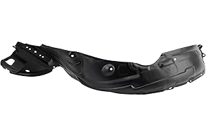 TRQ Front Left Inner Fender Liner Drivers Side Compatible with 2003-2008 Toyota Matrix TO1248123