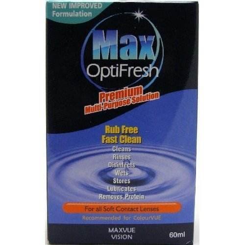 ColourVue Max OptiFresh Premium Multi-Purpose Contact Lens Solution - 60ml by Max OptiFresh