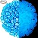 Whonline 400 Pcs Glow Pebble Stone for Garden Walkways Decoration, Blue
