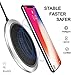 Humixx Wireless Charger, Qi Certified, Micro-USB 10W Fast Wireless Charging for Galaxy S9/Plus/S8/Plus, 5W Standard Wireless Charging for iPhone X, iPhone 8/Plus(No AC Adapter)
