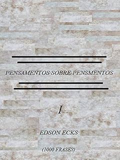 Livro PENSAMENTOS SOBRE PENSAMENTOS