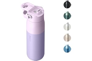 LARQ Bottle Swig Top 23oz - Insulated Stainless Steel Water Bottle With Built-In Silicone Handle | Thermos, BPA Free | Reusab