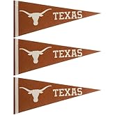 Texas Mini Pennants - Size: 4" x 9" - Officially Licensed - 3 Pennants Per Pack