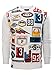 Rstrict & General Mens Hipster Nascar Extreme Long Sleeves Crew Neck T-Shirts