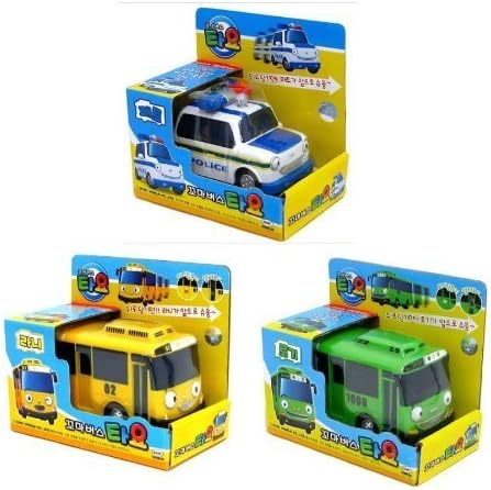 TAYO The Little Bus, Rogi + Rani + Pat set by Tayo