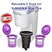 Keurig Mini Reusable K cup with Adapter - Durable And Easy To Use - Keurig Mini Plus Reusable K cup (Pack of 2 + Adapter)