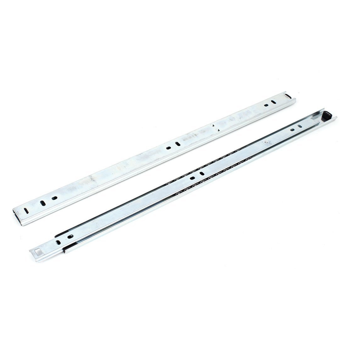 Sourcingmap 17-Inch Drawer Slides, Full Extension Ball Bearing Slide Track Rail 25mm Wide 55lb Capacity 1 Pair