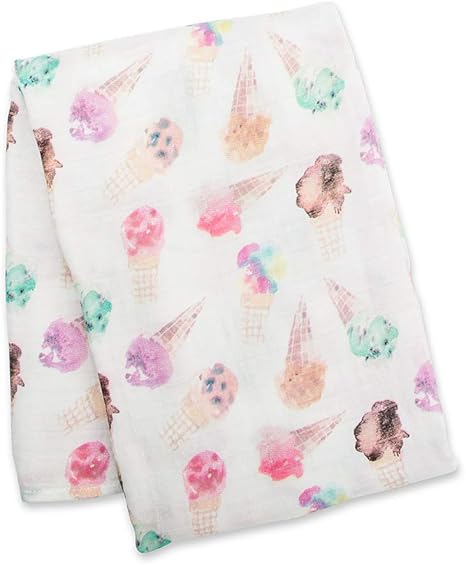personalized muslin swaddle