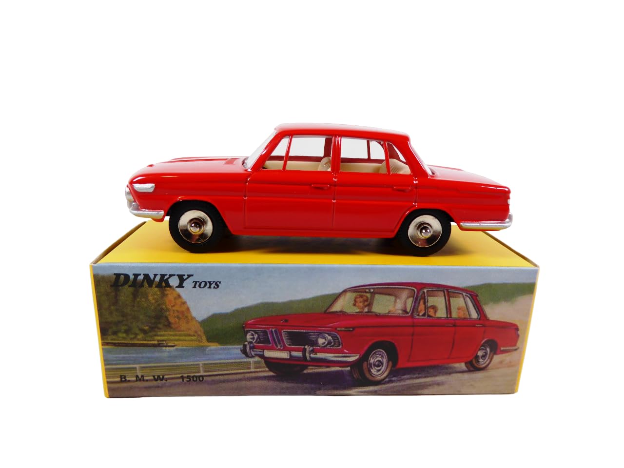 OPO 10 - Miniature car Atlas DeAgostini Dinky Toys compatible with BMW 1500 red - 534 - DT024