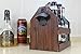 BSTEAN Wall Mount Bottle Opener with Free Color Matching Mounting Screws (Black)