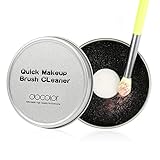 Docolor Makeup Brush Cleaning Tool - Makeup Brush Quick Cleaner Sponge - Removes Shadow Color from Your Brush