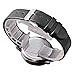 Women's Fashion Vintage Bronze Case Cat & Flower Quartz Analog Wrist Watch (Black)