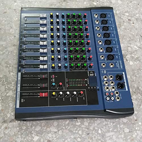 Smartlove1P CT8 8 Channel Professional Stereo Mixer Live USB Studio Audio Sound Console Network Anchor Device Vocal Effect Processor - Thumbnail 5