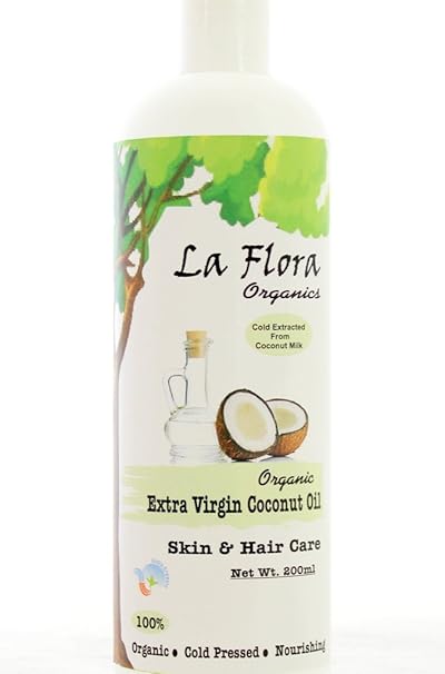 La Flora Organics Extra Virgin Coconut Oil, 200 ml