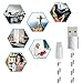 MAXGADGET Lightning USB Cable, 3Pack(3FT+6FT+10FT) Nylon Braided Lightning to USB Charging Cables for for iPhone 7/ SE / 6s/ 6 Plus/ 6, iPad Air 2, iPad Pro and More-Sliver&Black