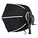 Fotodiox F60 Quick-Collapse Flash Softbox - 60cm (24in) Hexagon for Canon Speedlight and Nikon, Vivitar, Sunpack, Nissin, Sigma, Sony, Pentax, Olympus, Panasonic Lumix Flash