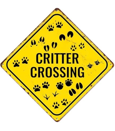 Old Folks Crossing Funny Road Sign - 12x12 Inch Aluminum Metal Decor For Indoor & Outdoor