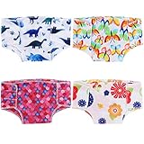 SOTOGO 4 Pieces Doll Diapers Doll Underwear for Baby Doll