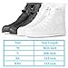 Premium Reusable Boot & Shoe Waterproof Covers, Slip-resistant | Durable, Water Resistant | Adjustable Zippered Over Shoes Slip Protector for Men and Women SMLXLXXL (XXL: 11.5 inch, Black)