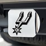 FANMATS NBA San Antonio Spurs Chrome Hitch Cover