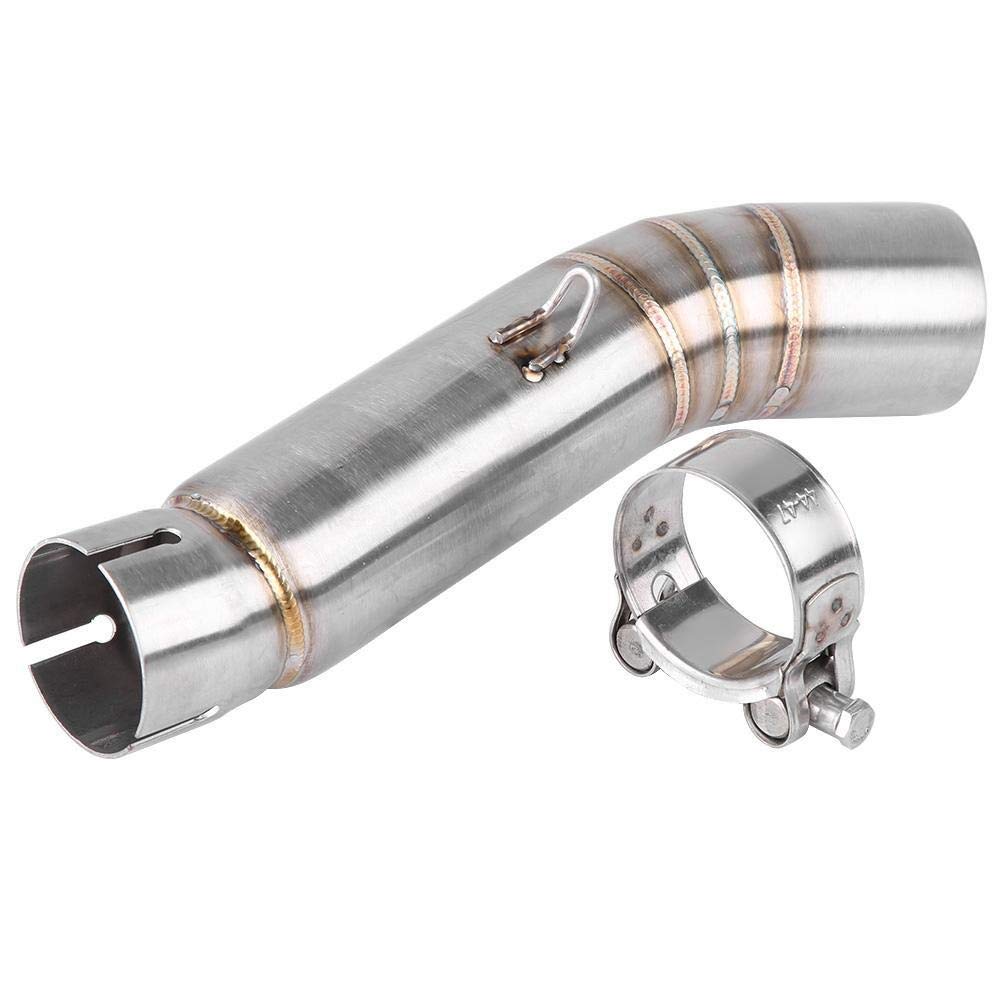 KSTE Motorcycle Exhaust Middle Pipe Link Connect Compatible with CBR500R CB500X CBR400R CB400X
