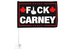 Fuck Carney Car Flag 12x18 In Flag For Car,Cars Window Decor,Waterproof Cars Window Flags Double Sided Window Clip Fade Proof