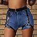 HOMELEX Leg Harness Thigh Holster Garters Harajuku Waist Gothic Rings Belt for Women Rave Outfits (P56)